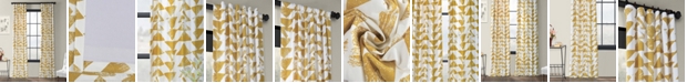 Exclusive Fabrics & Furnishings Triad Printed Cotton Twill 50" x 96" Curtain Panel